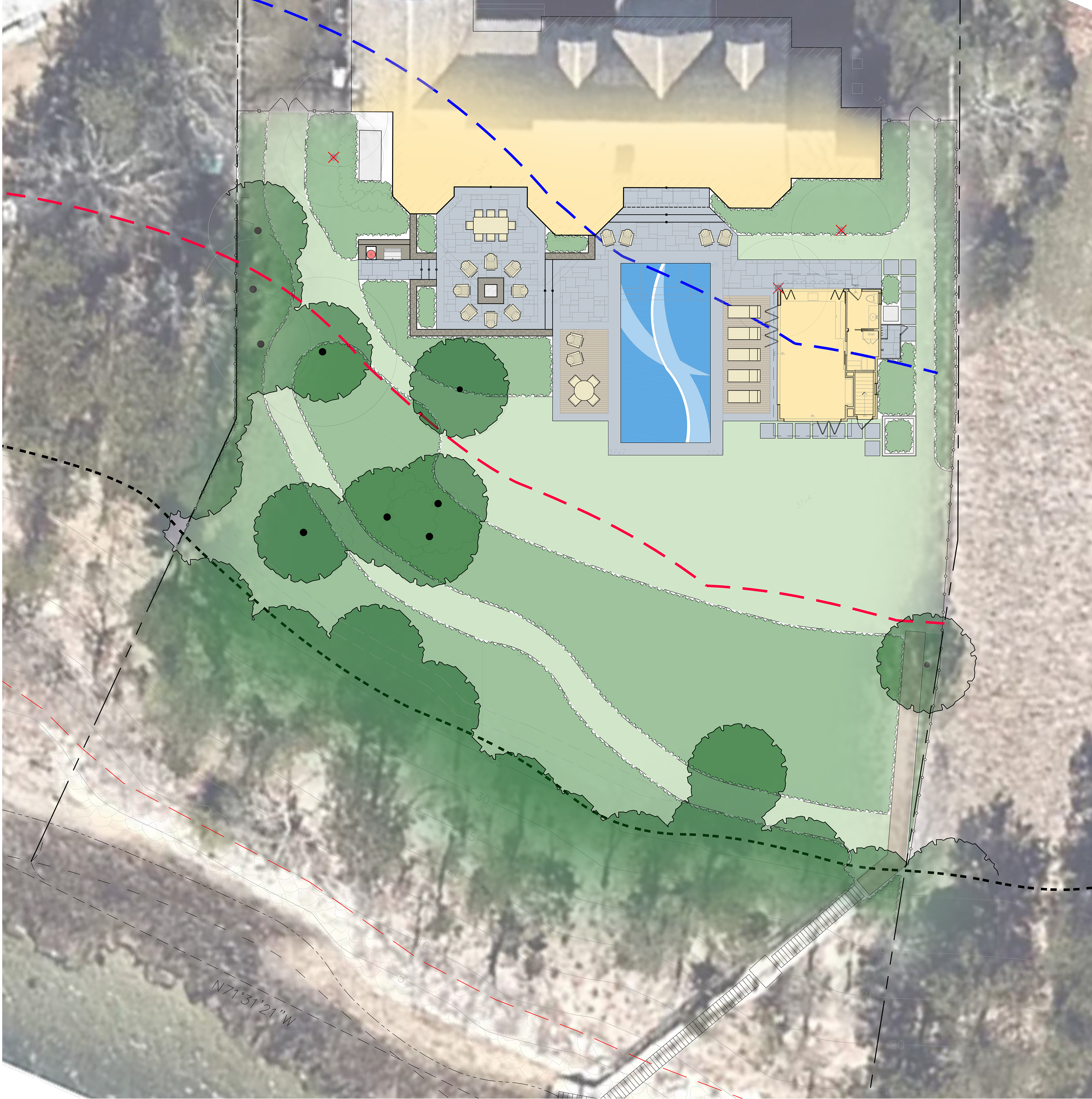 rendering of Baxter Neck site plan
